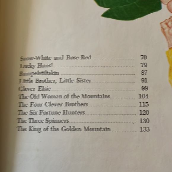 Vintage Hard Cover Story Anthology 1977 Golden Book of Grimm’s Fairy Tales - Picture 10 of 15